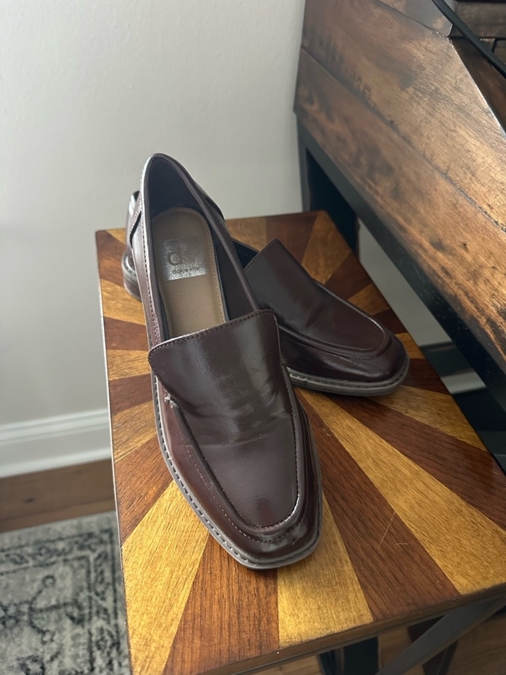 Dolce Vita Women's Dark Brown Leather Loafers